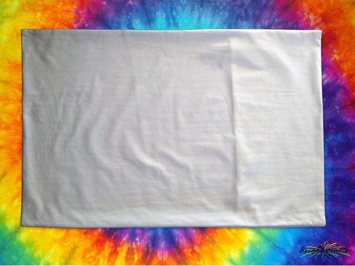Bright Crafts Blank white cotton pillowcase to dye