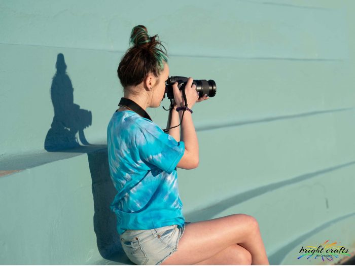 Bright Crafts: Turquoise Tie Dye T-Shirt